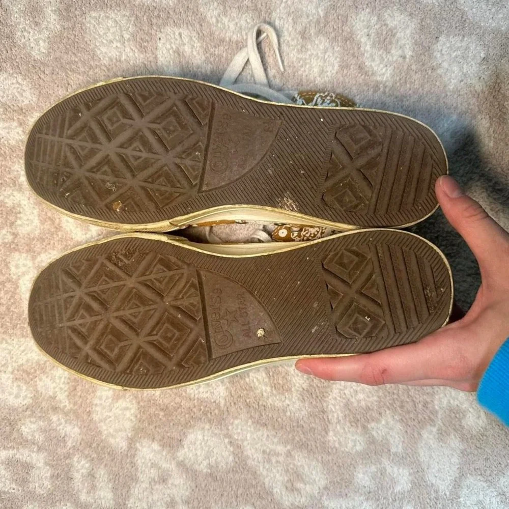 Converse Chuck Taylor All Star Platform "Golden Bandana" High Tops - Picture 3 of 5